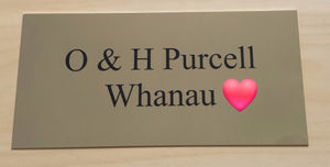 Indivdual Plaque with Colour